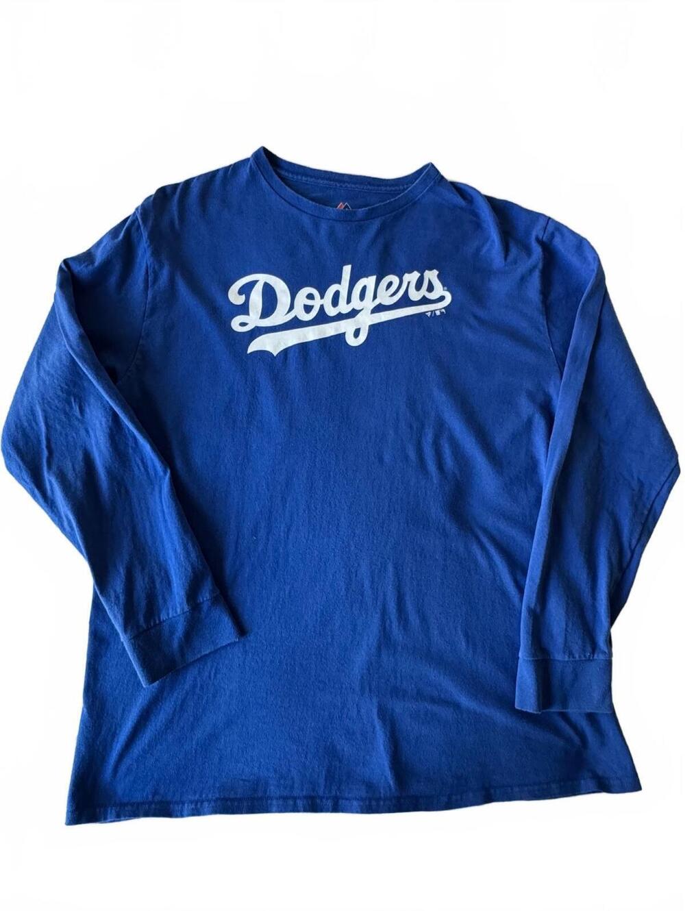 long sleeve, Los Angeles Dodgers, Majestic Athletic(0239)